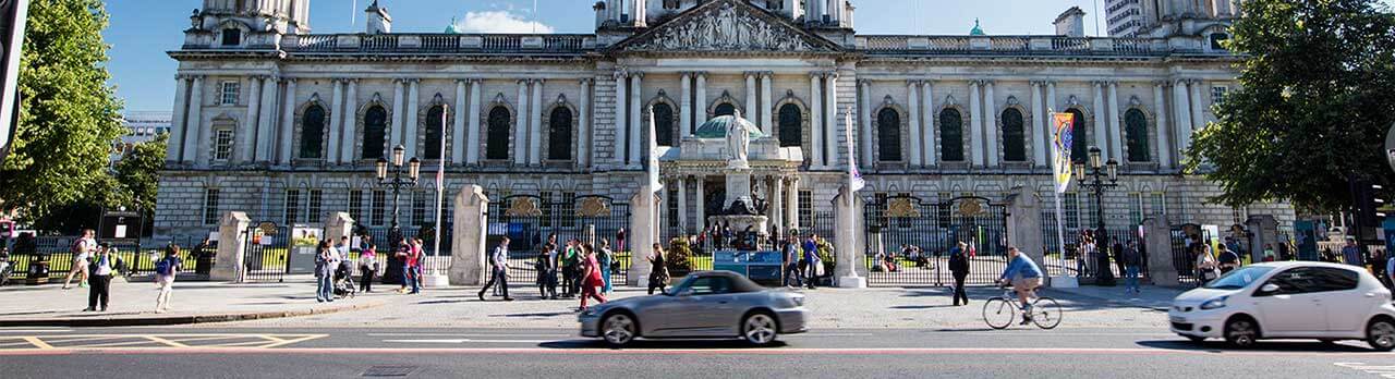 street view image of Belfast city hall