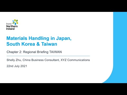 Preview image for the video "Materials Handling in Japan, South Korea &amp; Taiwan webinar, Chapter 2 - Taiwan".