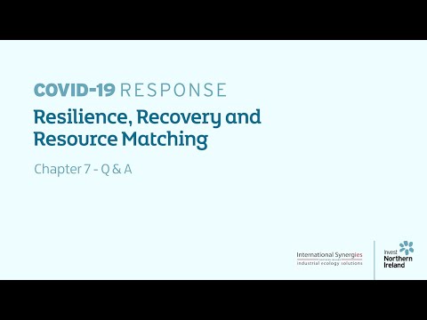 Preview image for the video "COVID-19 Response - Resilience, Recovery &amp; Resource Matching: Chapter 7 Q&amp;A".
