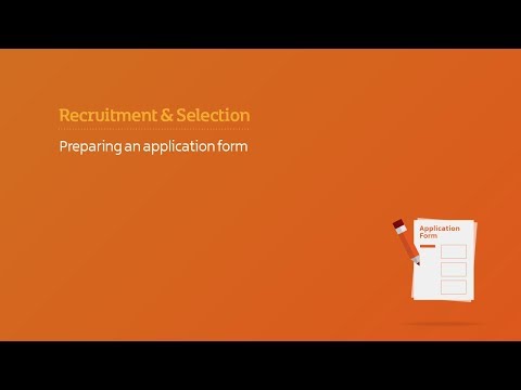 Preview image for the video "Recruitment and Selection/Application form".
