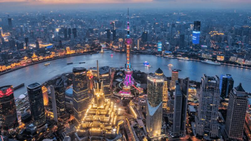 Feature China leads the way with green shoots of economic recovery - Shanghai cityscape