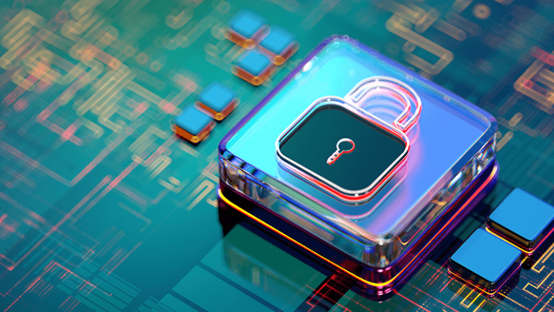 Padlock image to represent cybersecurity