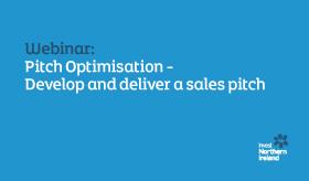 Pitch Optimisation - Develop and deliver a sales pitch
