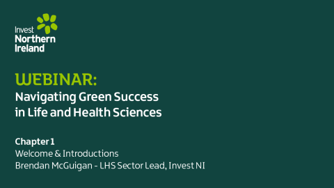 Webinar - Navigating Green Success in Life and Health Sciences
