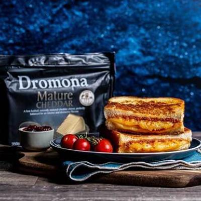 Image of Dromona cheddar with cheese toastie